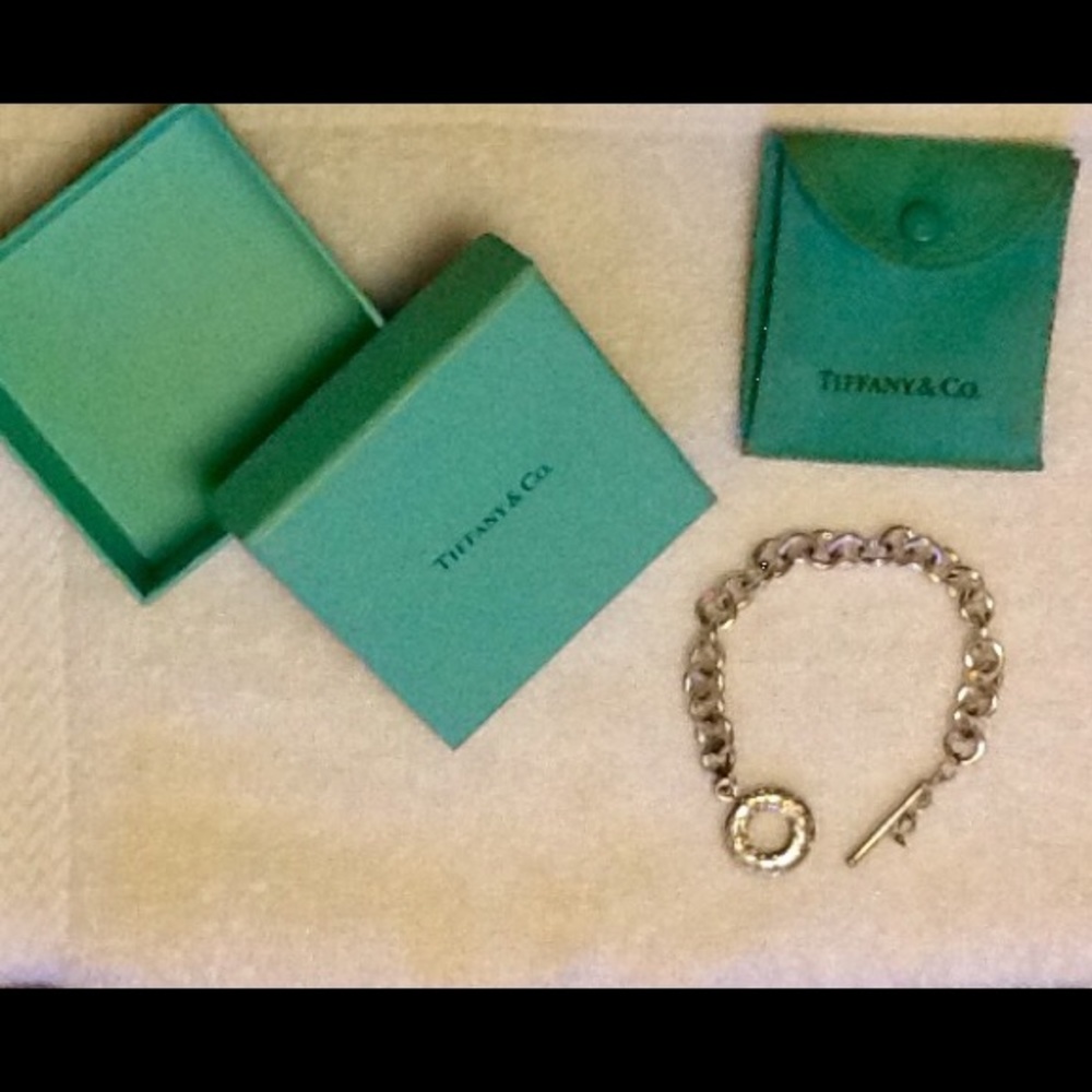 Silver Tiffany’s charm bracelet